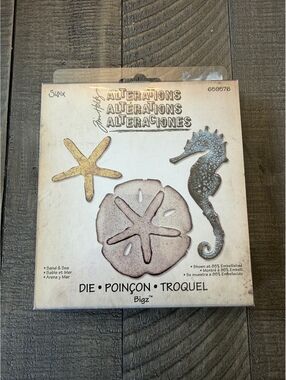 Tim Holtz Alterations Sand & Sea die cut